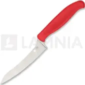 Spyderco Z-Cut Pointed keittiöveitsi, punainen