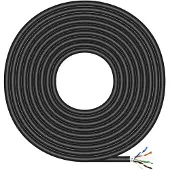 Aisens Ulkoverkkokaapeli - - A135-0673 - RJ45 - 100 m - FTP - Musta