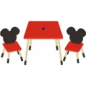 Arditex Mickey Mouse Set Lasten Pöytä-ja Tuolisetti