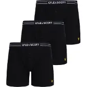 Lyle & Scott Bokserishortsit 'Lewis' harmaa / musta