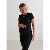 Aim'n Soft Basic Maternity Lyhythihainen Äitiystoppi, Musta, XL