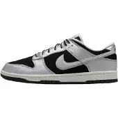 Nike Matalavartiset tennarit 'DUNK RETRO' musta / hopea