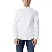Armani Exchange for man. 8NZCGBZ8ANZ0130 White Oxford Sport Shirt (M), Casual, Cotton, Long sleeve