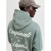 Jack & Jones Collegepaita 'JORNORREBRO' jade / valkoinen