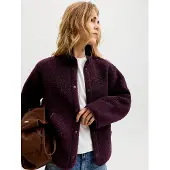 JJXX Jxvera Teddy Jacket Otw Noos - Burgundy - M