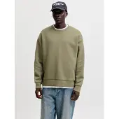 Jack & Jones Jjebarron Sweat Crew Neck Noos - Khaki green - M