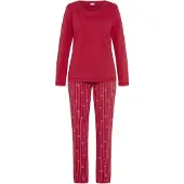 LASCANA Pyjama vaaleanpunainen / punainen