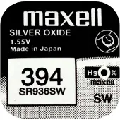 Maxell – Hopeaoksidiparisto, SR936SW (394), 1,55V, 10-pakkaus (18289600)