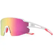 RockBros Kids Cycling Glasses Polarized UV Protection Children's - White