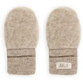 Huttelihut Mittens Wool Fleece - Beige - 62\68