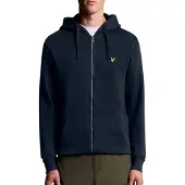 Lyle & Scott Zip Through Hoodie - Navy - M