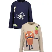 Blue Seven Paita beige / tummansininen / hummeri / valkoinen