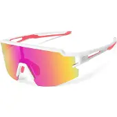 RockBros Kids Cycling Glasses Polarized UV Protection Children's - White