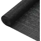 vidaXL Näkösuoja musta 1,8x50 m HDPE 75 g/m²