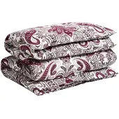 Gant Paisley Single Duvet - Burgundy - 150X210CM