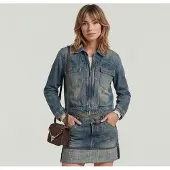 G-Star Shrunken Boxy Jacket - Dark blue - Women