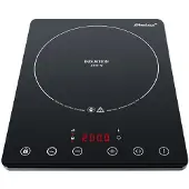 Steba IK 65 SLIM portable slim induction heating plate black 2000 W with touch control and timer up to 180 minutes 8 power levels (068500)
