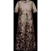 A-VIEW Fuschia Midi Dress - Brown - 36