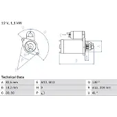 Bosch Starttimoottori - VW - Passat. Audi - A4, A6. Skoda - Superb. Seat - Exeo