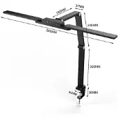 Wozinsky WLM-800 desk lamp above the monitor with remote control - black