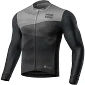 RockBros 15120009003 Long Sleeve Cycling Jersey Spring/Summer L - Black