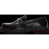 Selected Slmhugo Leather Horsebit Loafer - Black - 43