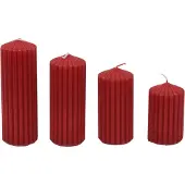Décoris 4 kpl pöytäkynttilä