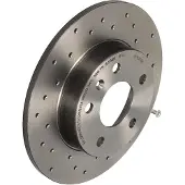 Brembo Jarrulevy 0876271X takana, rei'itetty, rei'itetty, täysi, 1 Kappale