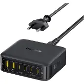 Baseus EnerFill FH21 120W Charging Station 4xUSB-C + 2xUSB-A - Black