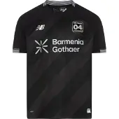 New Balance Trikoo 'Bayer 04 26/27 Fourth' vaaleanharmaa / musta / hopea