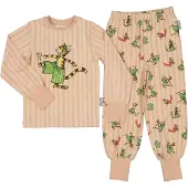 Geggamoja Viiru Ja Pesonen Pyjama 2-Osainen, Vaaleanpunainen, 110-116