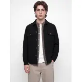 Jack & Jones Jjeregent Structure Overshirt Ls Sn - Black - L