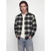 Jack & Jones Paita 'JJESOHO OLLIE' harmaa / antrasiitti / vaaleanharmaa