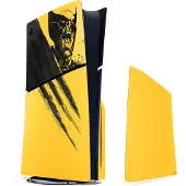 PS PS5 Slim Marvels Wolverine Battle Yellow Limited Edition -konsolin kuoret