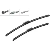Bosch Aerotwin Multi-Clip AM461S Tuulilasinpyyhkimet, Pyyhkijänsulat, - Opel - BMW - Mercedes - Fiat