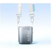 JISULIFE Neck Fan 5 4500mAh Mini Fan with Lanyard - Black