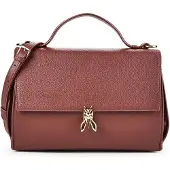 Patrizia pepe Käsilaukku Nahka 28 cm Ruskea