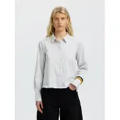 Selected femme Pusero 'SLWROMIE' sininen / sinappi / valkoinen