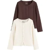 Next Neuletakki ruskea / offwhite