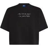Karl lagerfeld JEANS Paita 'KLJ X Pietro Terzini' musta / valkoinen