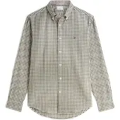 Tommy Hilfiger Flannel Gingham Dobby - Khaki green - S