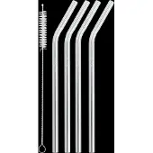 AYA&IDA Straw - Bent - Silver - 21.5 CM