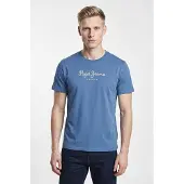 Pepe Jeans Paita 'EGGO N' kuninkaallisen sininen / keltainen / vaaleanharmaa