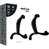 Addicted toys - eturauhas- ja välilihahieroja (musta) - 11,3 cm