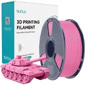 SUNLU PLA+ High-Speed vaaleanpunainen filamentti
