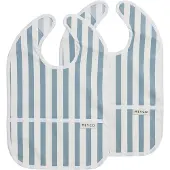Meyco Baby Fat Stripe Kuolalappu 2 Yksiköt