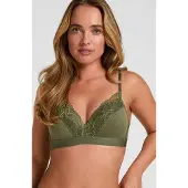 Hunkemoller Sophie Non Wired - Khaki green - 95 E