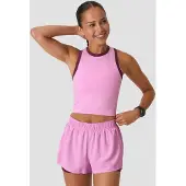 ICANIWILL Mirage Seamless Cropped Tank Pink lotus