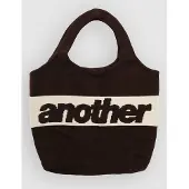 Another Cotton Lab Another Knit Tote Laukku ruskea