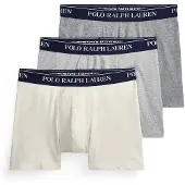 Ralph Lauren Bci Cotton/Elastane-3Pk-Bxb - Grey - L